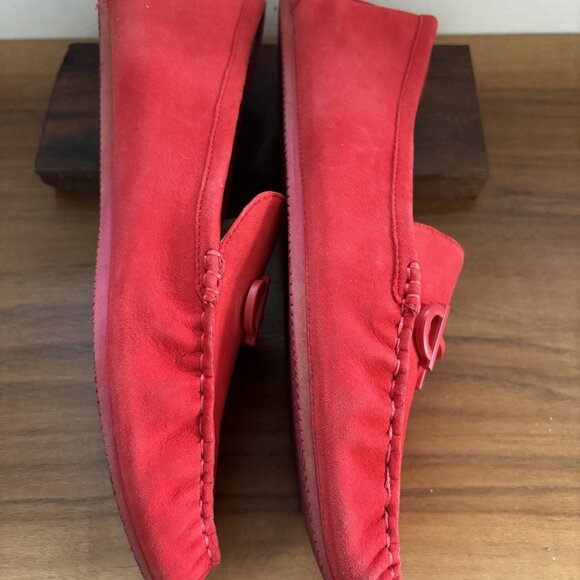 Cole Haan Tully Driver Loafer, True Red (like new, with box) - Picture 3 of 6